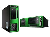 APEVIA Black / Green SECC Steel / Aluminum X-MASTER-GN/500 ATX Media Center / HTPC Case - Retail