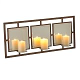 Midwest - CBK Triple Frame Mirrored Pillar Wall Sconce