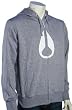 Nixon Wings Zip Fleece Hoody - Heather Grey
