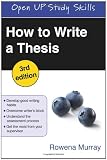 How to Write a Thesis