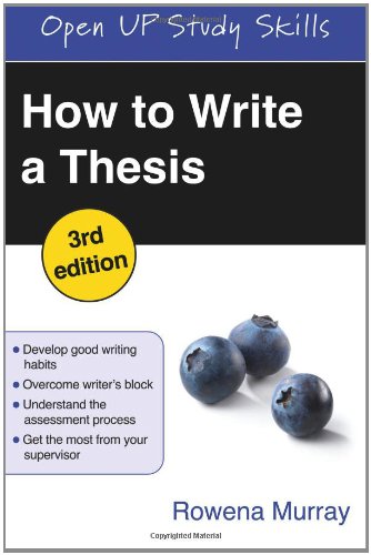 How to Write a Thesis