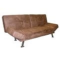 Convertible Sofa Bed - Microfiber Dark Brown