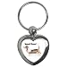 Basset Hound Key Chain (Heart)