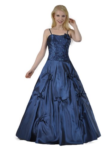 Envie/Paris – 1003 JOVANNA Abendkleid Ballkleid 2-teilig in Dunkelblau 38-52
