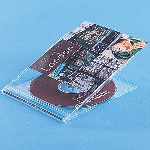 【SANWASUPPLY】CD・DVDスリムケース用フォト光沢インデックスカード（10シート・光沢） JP-INDGK4