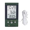 John Deere Digital Clock with Indoor / Outdoor Thermometer
