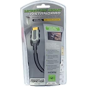 Monster Cable GameLink 360 Standard HDMI Cable GLX360 S HDMI-6 - Game console audio / video cable - HDMI - 19 pin HDMI (M) - 19 pin HDMI (M) - 6 ft