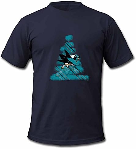 FunnYOU NHL Retro Custom San Jose Sharks Men's Slim Fit T-shirt