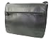 Perry Ellis Stylish Flapover Black Messenger Bag Image