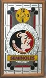 Florida State Seminoles Stained Glass Wall Clock - B00097I718