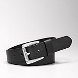 Floral Rollerbuckle Belt Color: BLACK