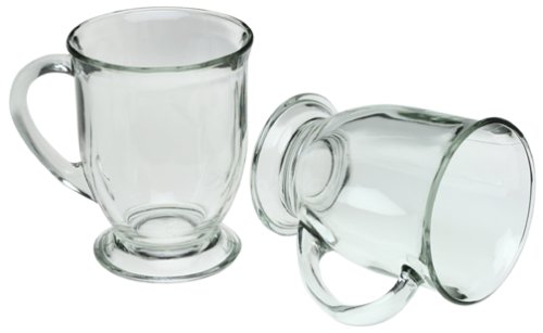 Anchor Hocking 6-Piece 16-ounce Crystal Cafe Mug Set