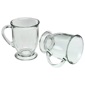 Anchor Hocking 6-Piece 16-ounce Crystal Cafe Mug Set by Anchor Hocking