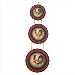 Kitchen & Housewares : Rooster Plates Display - 1 set