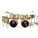 Pearl Concert Bass Drum, Midnight Black 14x28