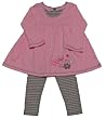 Good Lad Toddler Girl Pink and Gray Cat Legging Set