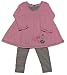Good Lad Toddler Girl Pink and Gray Cat Legging Set