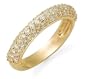 .62ctw Round w/ Pave Diamond 14k Yellow Gold Band (SI1/2, H-I)