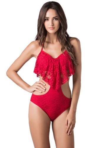 Kenneth Cole Reaction Island Fever One Piece Monokini Halter