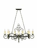 World Imports 5029-63 Sheffield Collection 12-Light Foyer Chandelier, French Bronze