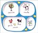 Divided Tray Baby Cie Farm Animals: Les Animaux de la Ferme Melamine Colorful dinnerware with wording