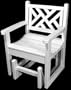 Chippendale Glider Chair
