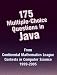 Books : 175 Multiple Choice Questions in Java