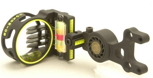 TOXONICS K9 HD 5-PIN ARCHERY SIGHT WITH HARMONIC DAMPENERColor: Black