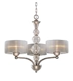 ELK Lighting - 20008/3 - Alexis 3 Light Chandelier In Antique Silver
