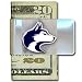 Search : College Large Money Clip - Washington Huskies