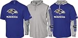 Baltimore Ravens Reebok Hoodie Tee Shirt 3-in-1 Combo
