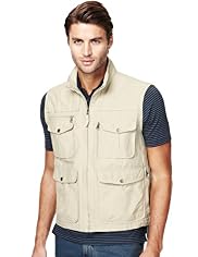 Cotton Rich Funnel Neck Trekking Gilet