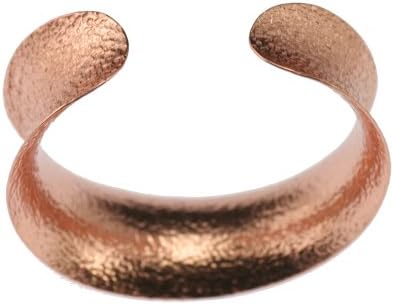 Anticlastic Texturized Copper Cuff Bracelet by John S Brana Handmade Jewelry - High-quality Durable Copper - Lightweight - Anti-tarnish Lifetime Guarantee
