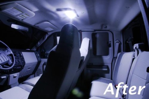 Putco Pure LED Interior Dome Light KitVehicle SpecificFordF250+2008 to 2008(SuperDuty) Ext Cab