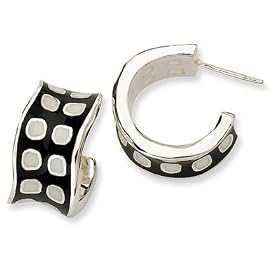 Sterling Silver Resin Earrings
