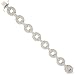 18k White Gold Diamond Link Bracelet (9.89 cttw, G-H Color, I1 Clarity), 7.25\