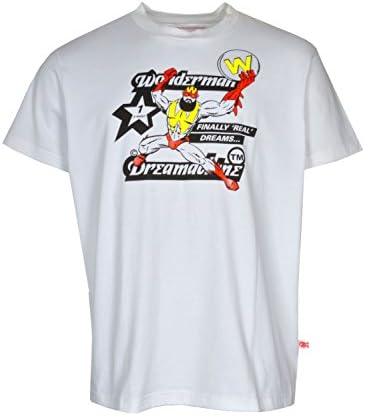 Walter Van Beirendonck Wonderman Graphic T-Shirt XX-Large White Cotton Tee