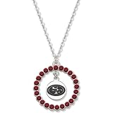 LogoArt San Francisco 49ers Crystal Necklace