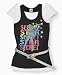 Search : Hannah Montana Girls Layered "Secret Star" Tee with Belt