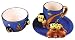 ZooBuds Hand Painted 3-Piece Monkeys Design Breakfast Set