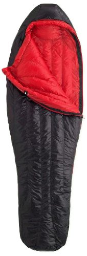 Marmot Daunenschlafsack Plasma 40 Long, black/team red, LZ, 20050-1181-L Preisvergleich