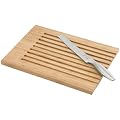 Pradel Jean Dubost - 20327 - Planche � Pain en Bambou V�ritable + 1 Couteau Pain en Acier Inox