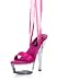 Sandal With Ribbon Ankle Tie & 6 Inch Heel