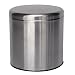Modern Home Brushed Metal Cotton Ball Canister