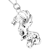 Beltane Sterling Silver Dragon Celtic Birth Charm Pendant for April 24 - May 16