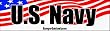U.S. Navy - patriotic bumper stickers (Medium 10x2.8 in.)