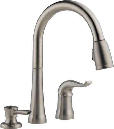 Delta 16970 Sssd Dst Single Handle Pull Down Kitchen Faucet With
