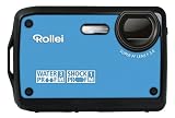 Rollei Sportsline 90 Digitalkamera (9 Megapixel, 6-fach digit. Zoom, 6,4 cm (2,5 Zoll) Display) blau