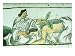 Aztec Midwife Administering Herbs to a Woman after Childbirth from an Account of Azte...