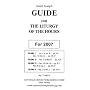 Liturgy of the Hours Guide, 2007
